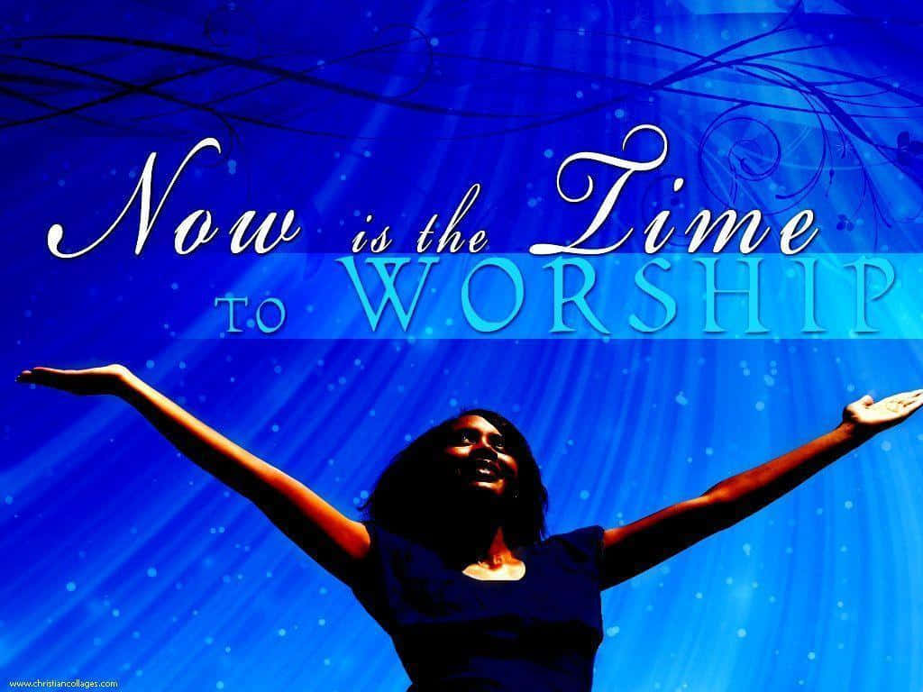 Timeto Worship Christian Graphic Wallpaper