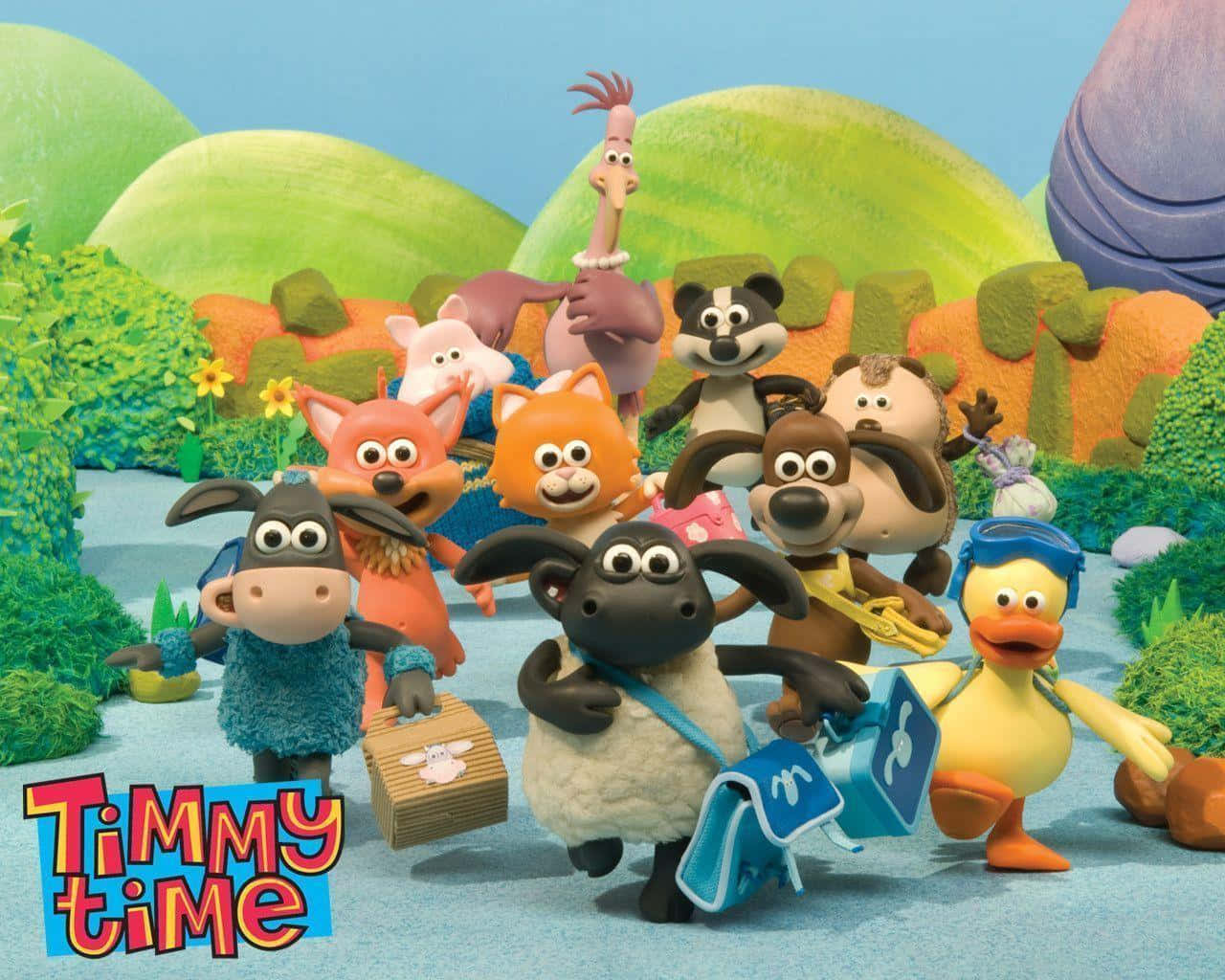 Timmy Time Animated Characters Wallpaper