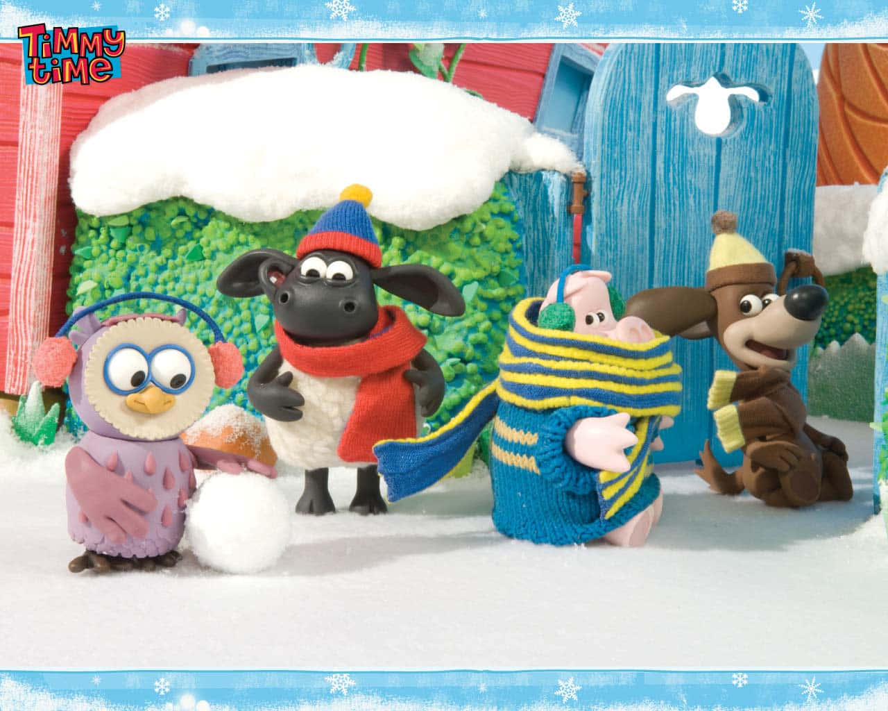 Timmy Time Winter Fun With Friends Wallpaper