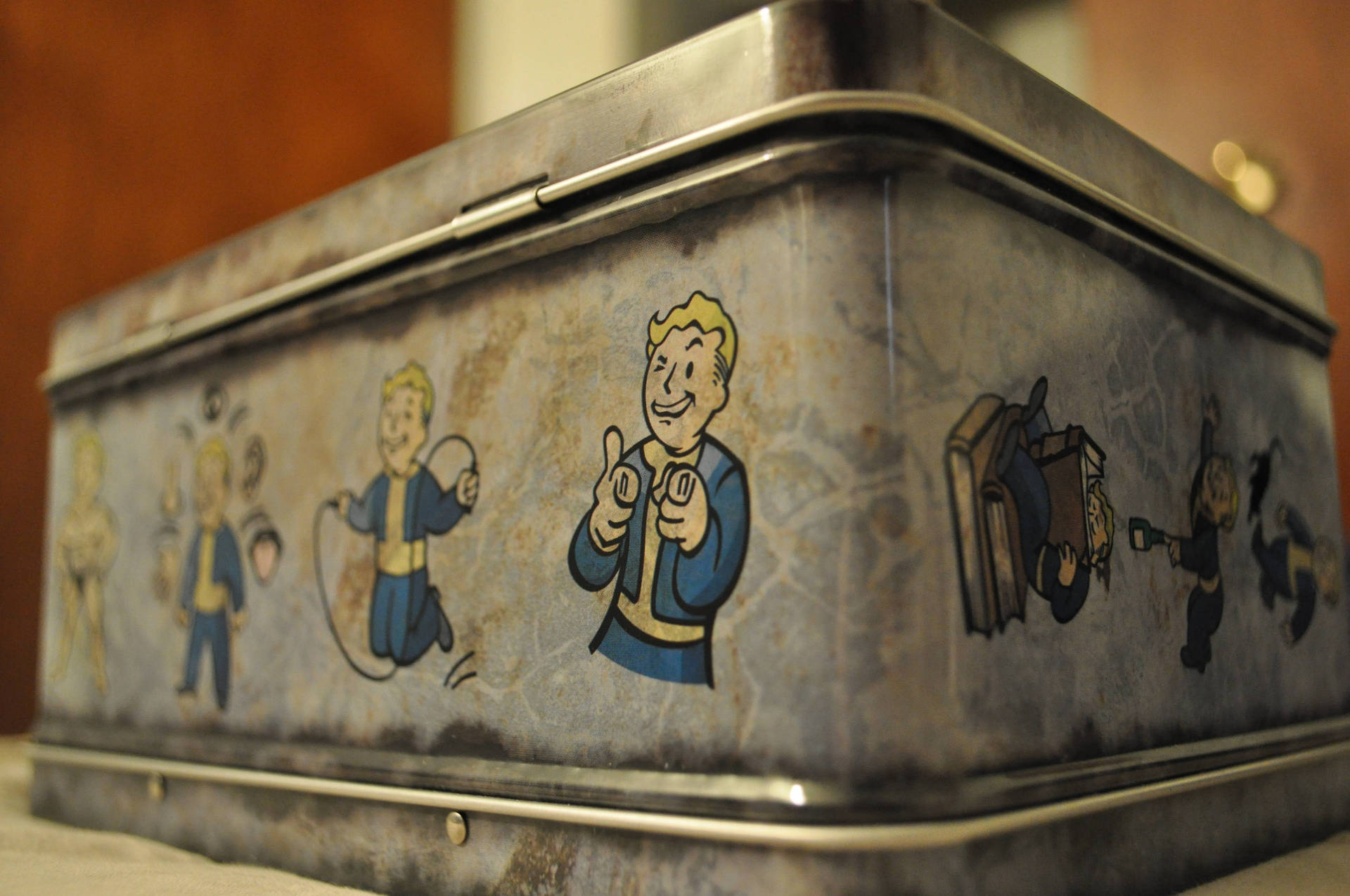 Tin With Vault Boy Fallout 4 4k