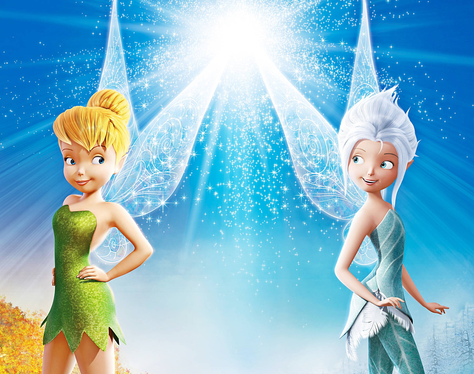 Tinker Bell And Periwinkle Wallpaper