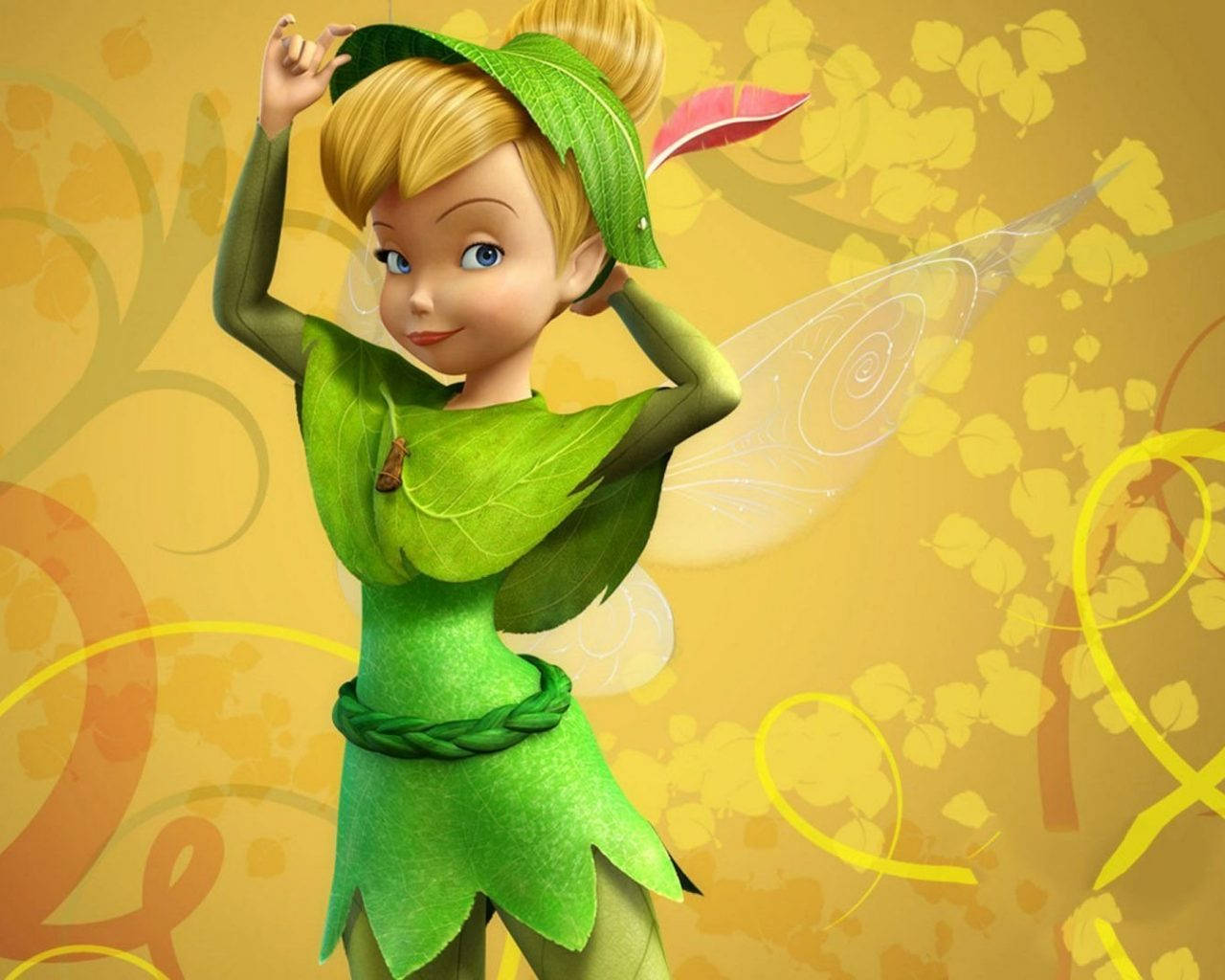 Tinker Bell Peter Pan Costume Wallpaper