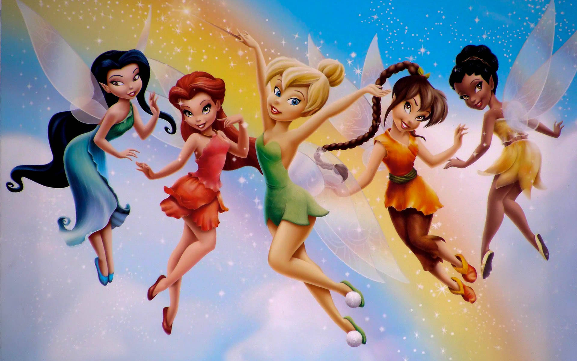 Tinker Bell The Fairy Squad Wallpaper