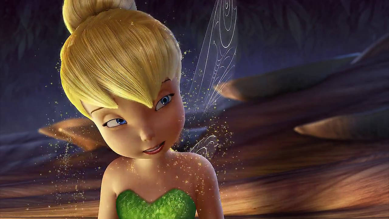 Download Tinker Bell With Fairy Dusts Wallpaper 