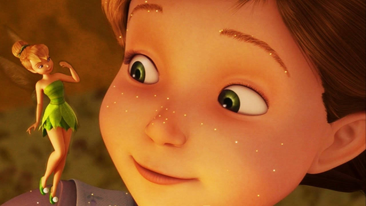 Tinker Bell With Lizzy Wallpaper