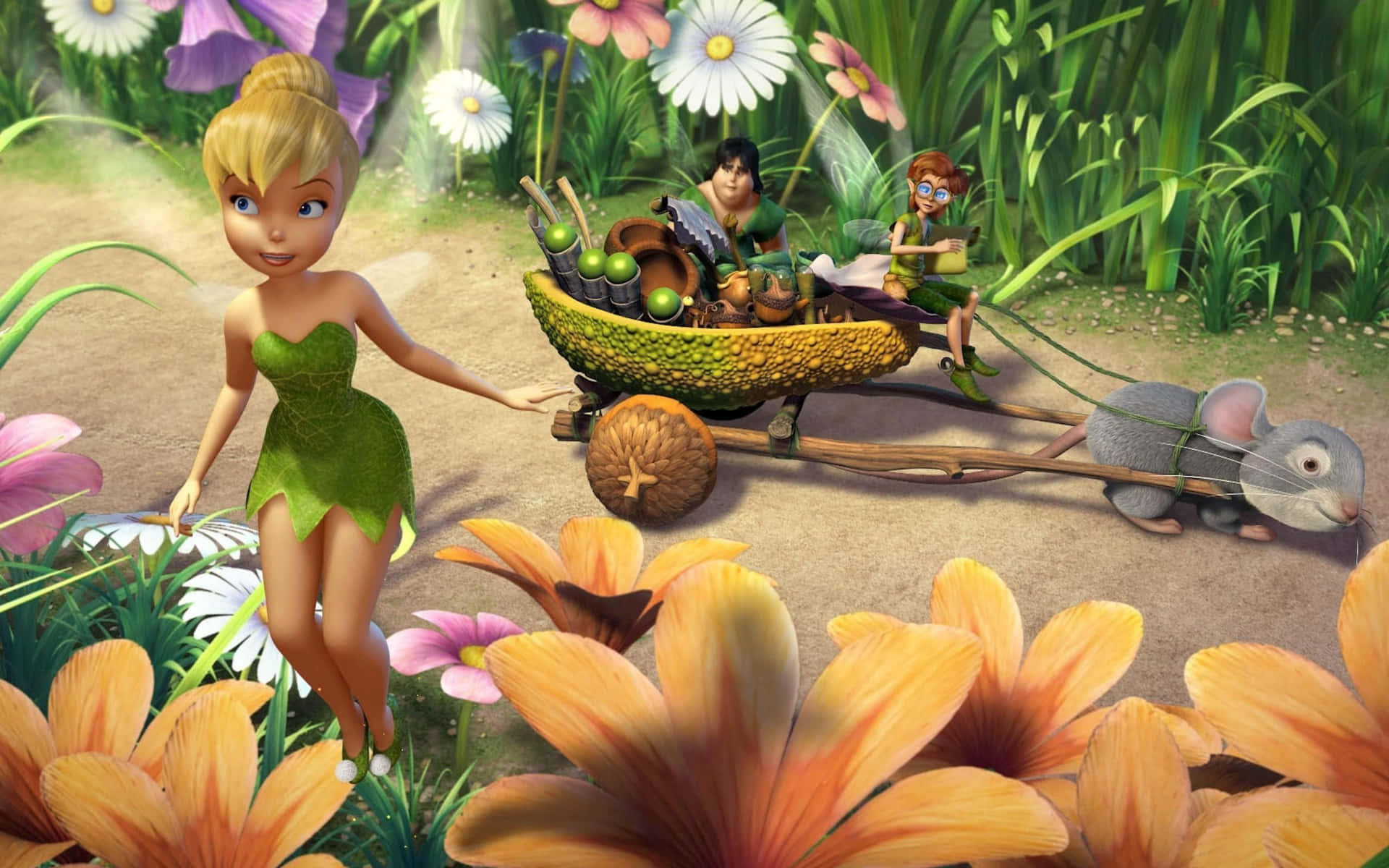 Captivating Tinkerbell Magical Background