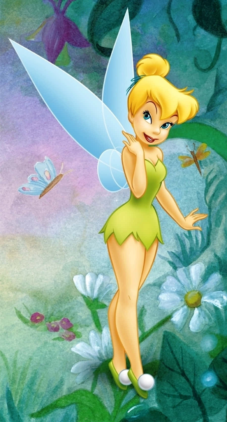 Magical Tinker Bell Flying in the Sky