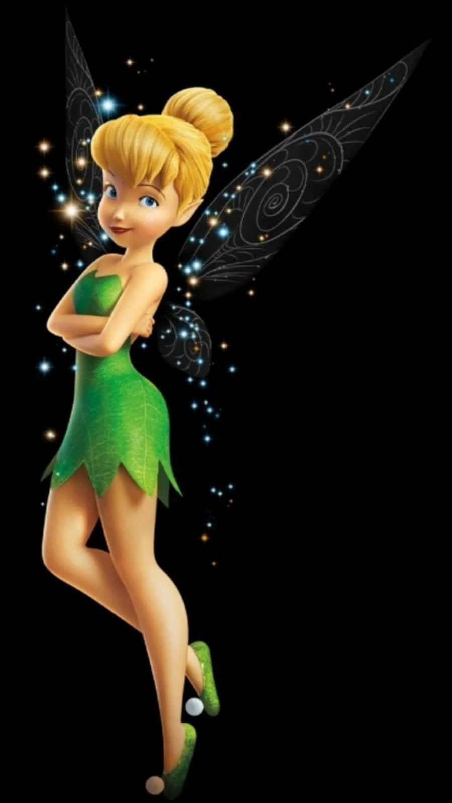 A classic Tinkerbell moment - flying through the night sky