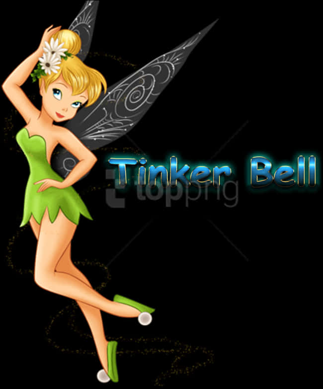 Tinkerbell Posingwith Name PNG