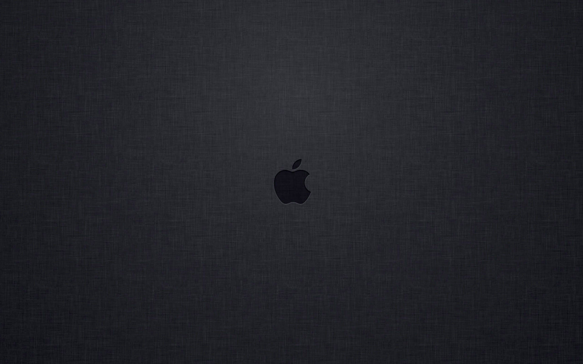 Tiny Apple Logo Black Mac Background