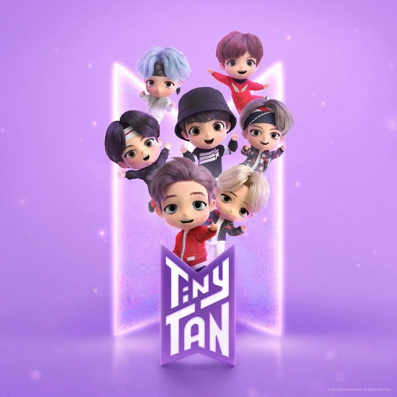 Tiny Tan Bts With Logo Picture