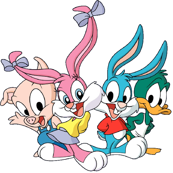 Download Tiny Toon Characters Group Pose | Wallpapers.com