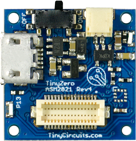 Tiny Zero Microcontroller Board Rev1 PNG