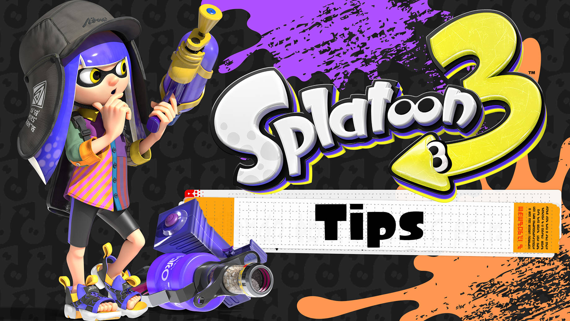 Tips And Characters In The Official Splatoon Cover Wallpaper