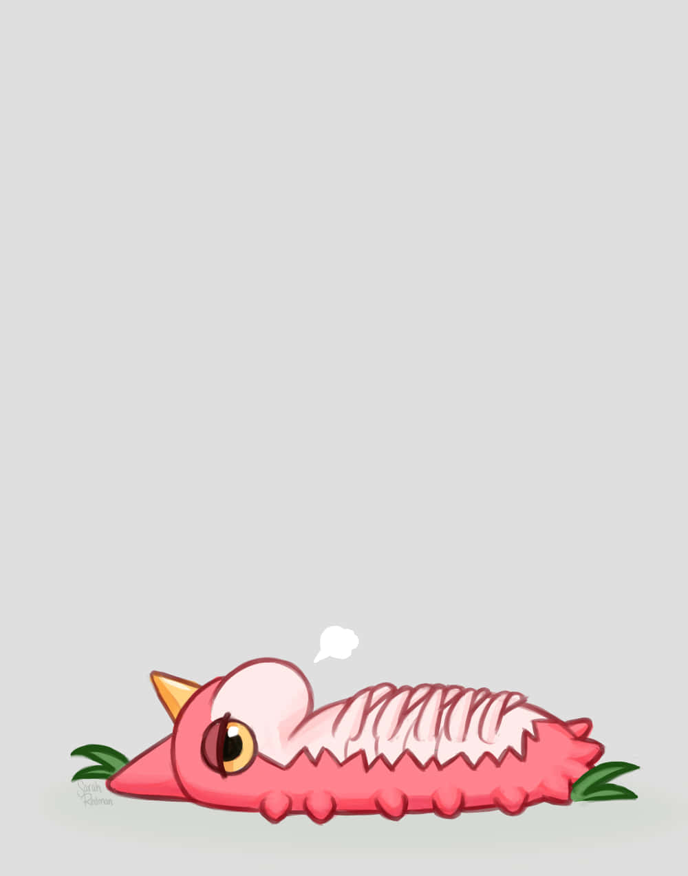 Tired Wurmple Letting Out A Sigh Wallpaper