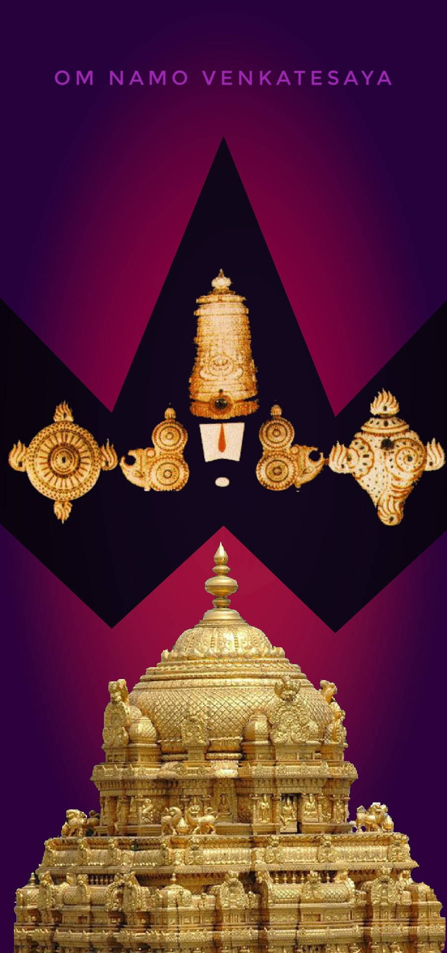 Tirupati Balaji Pagoda Wallpaper