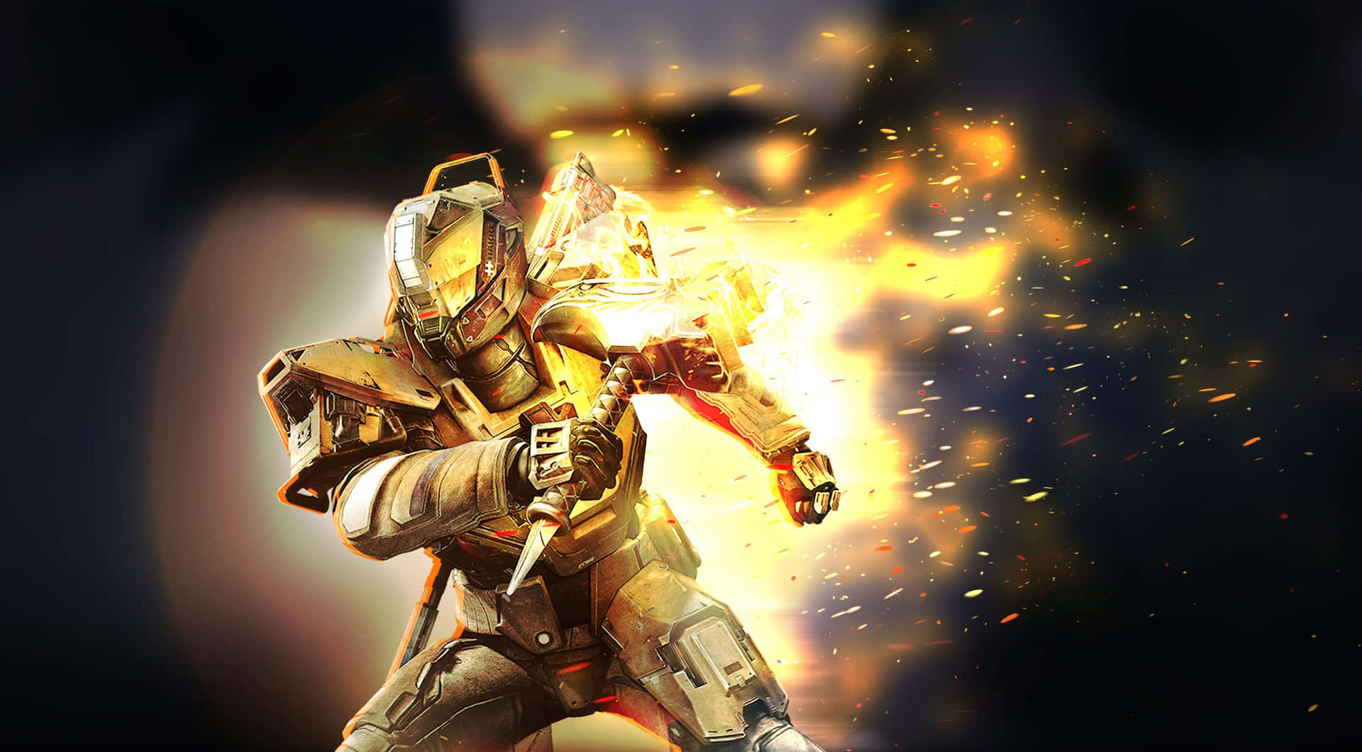 Unleash the Power of Titan in Destiny 2 Wallpaper
