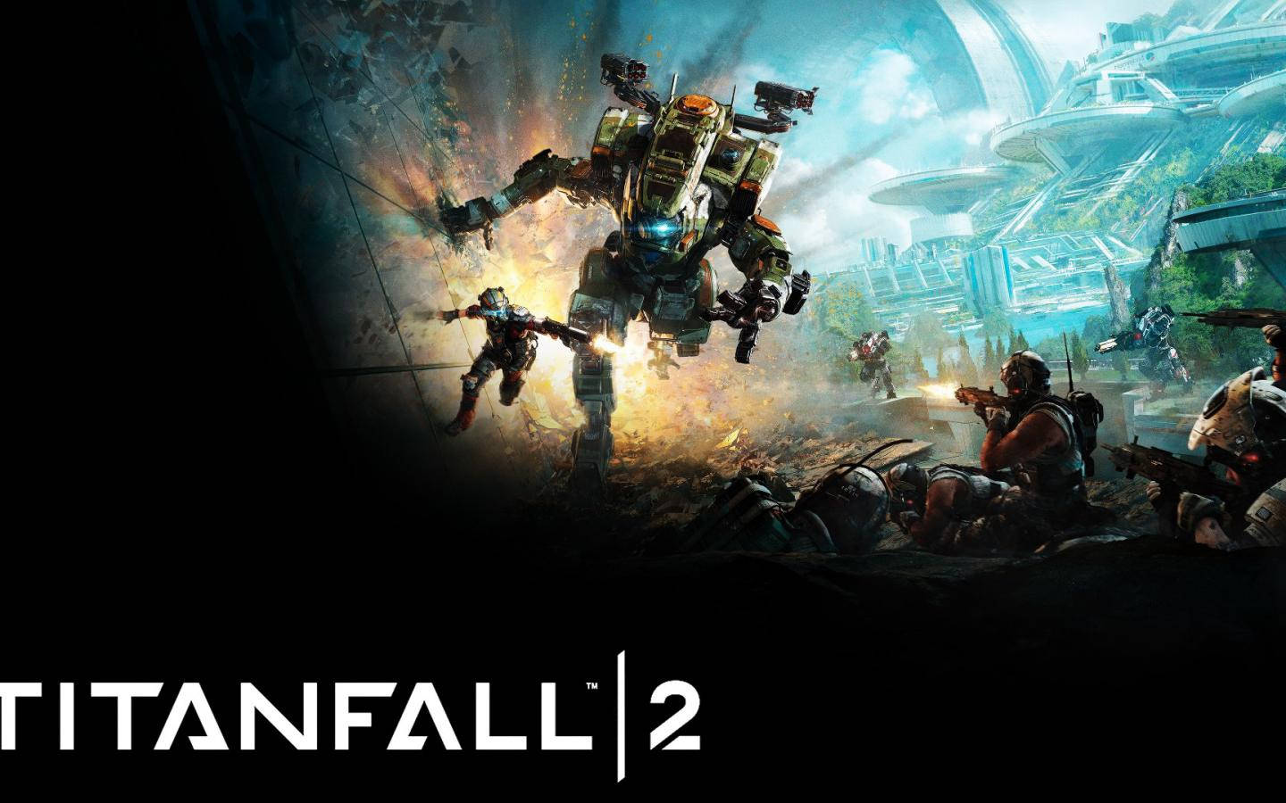 Titanfall2: Ta Striden Till Nästa Nivå. Wallpaper