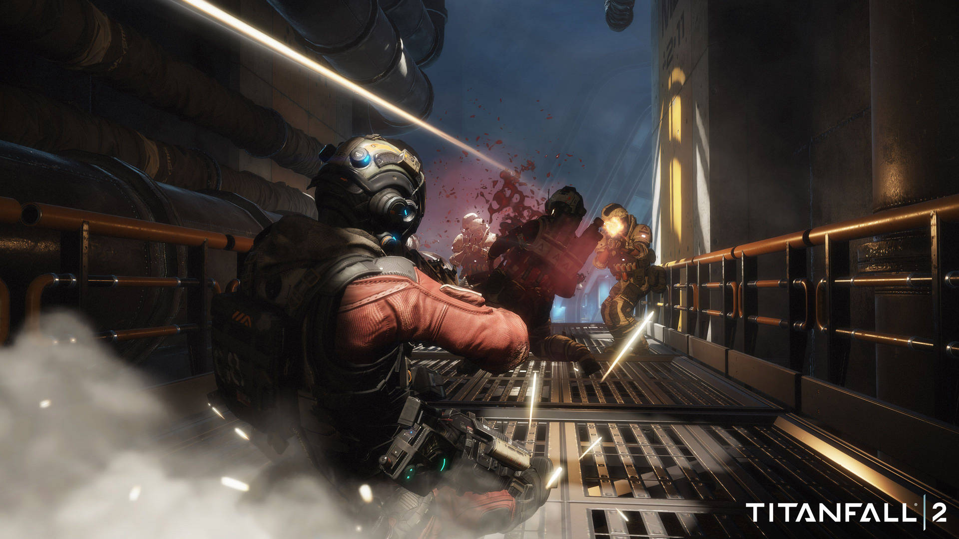 Image  Two Pilots Ready to Fight in Titanfall 2 Wallpaper