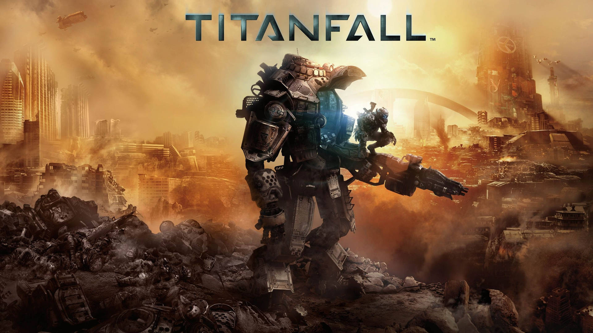 Titanfall 2 Titan In City