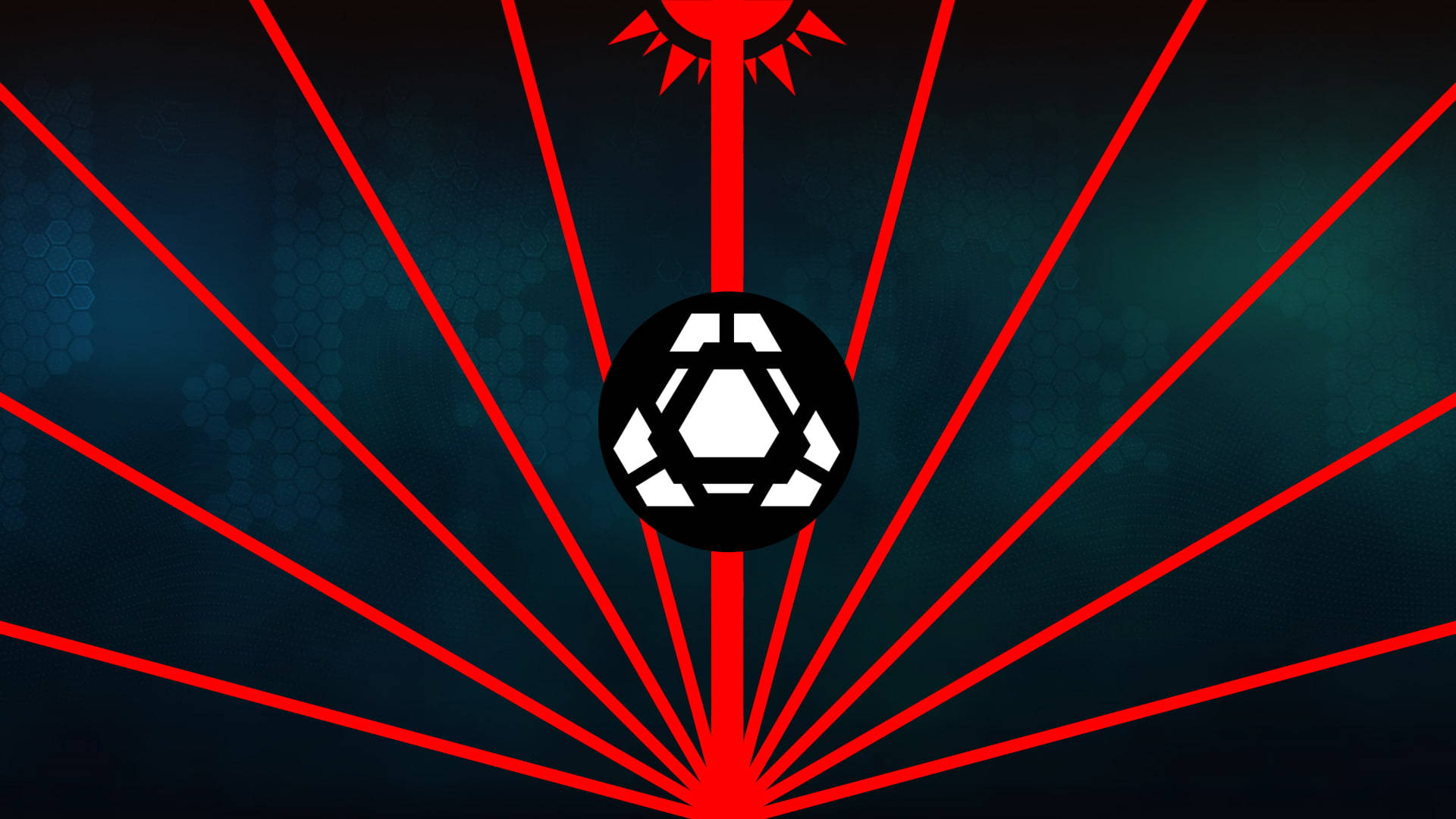 Titanfall Symbol Red Rays Wallpaper