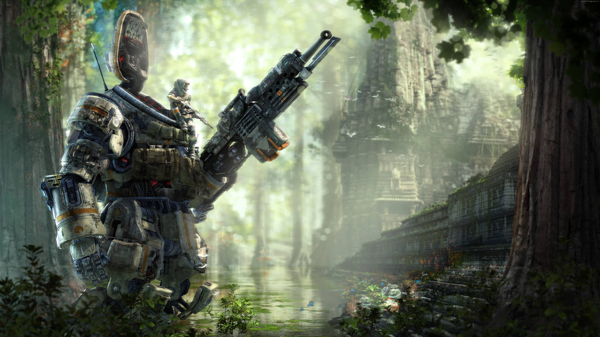 Titanfall Temple Forest Wallpaper