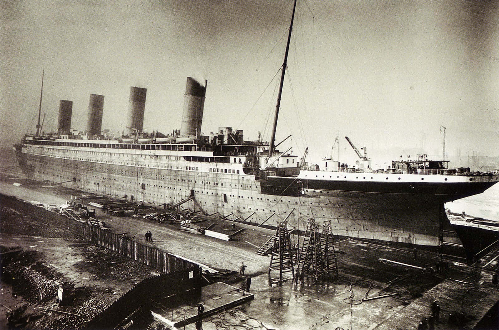 Denskæbnesvangre Rejse Af Titanic