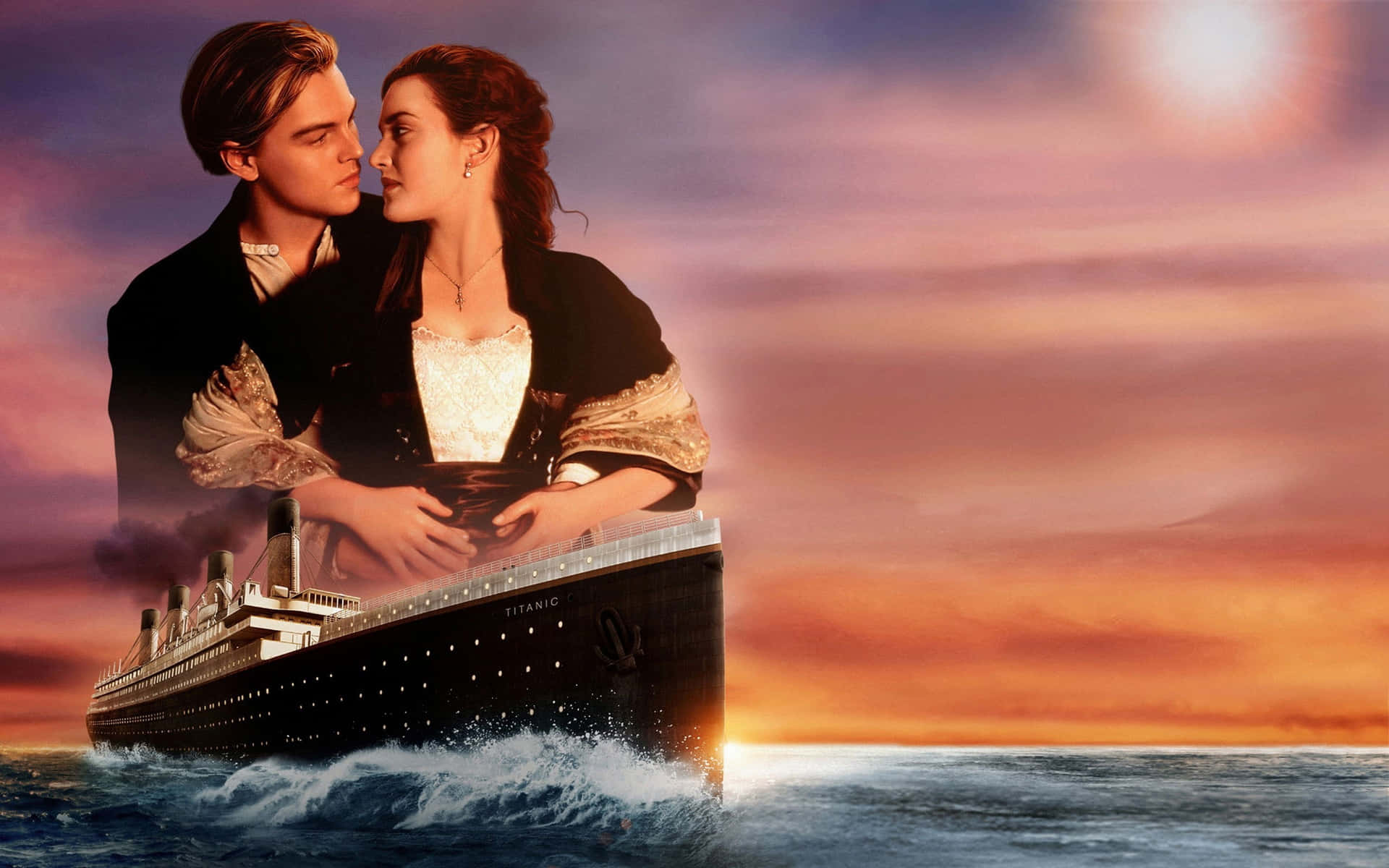 Dielegendäre Titanic Bei Ihrer Jungfernfahrt
