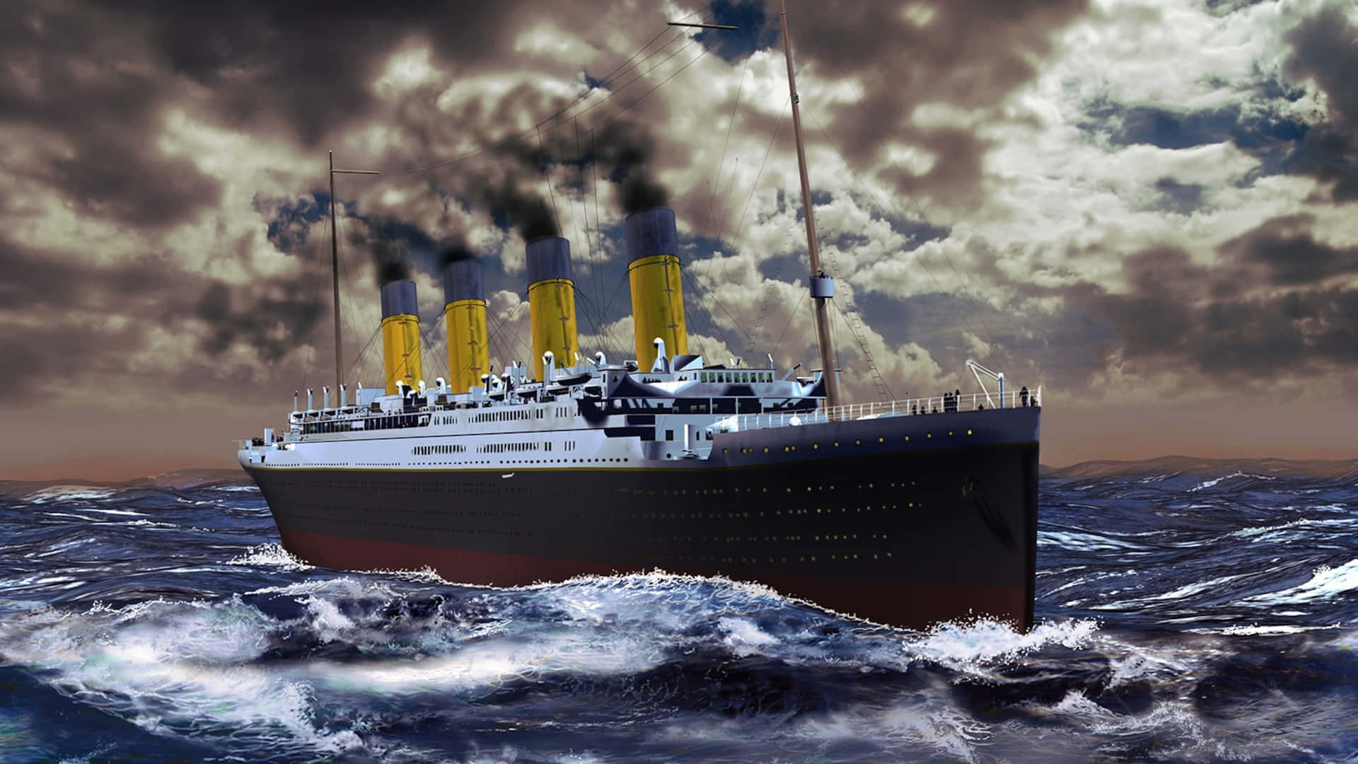 Titanic,en Vacker Men Dömd Skepp