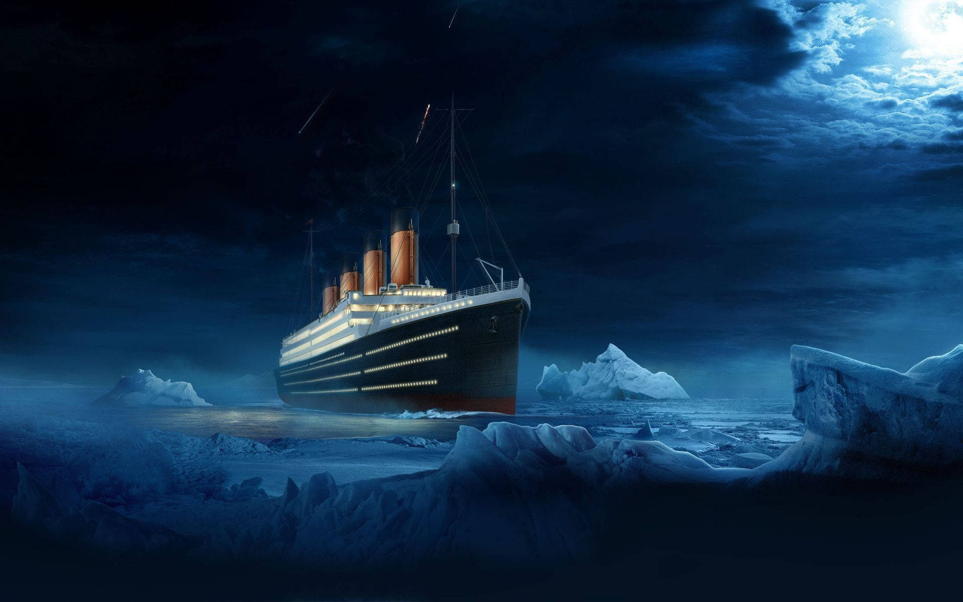 Titanic Landscape Art Wallpaper