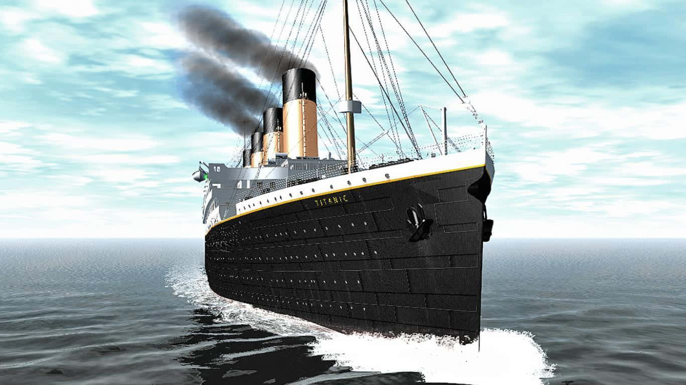 Glemaldrig Den Ikoniske Luksus På Rms Titanic.