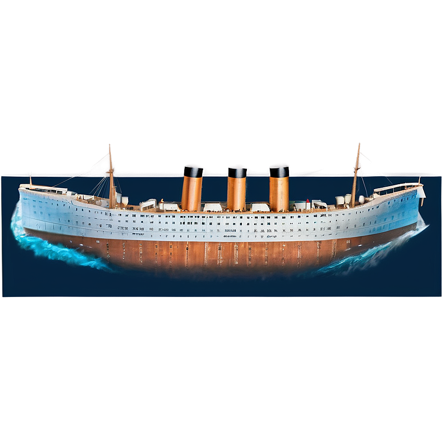 Titanic Ship Blueprint Png 29 PNG