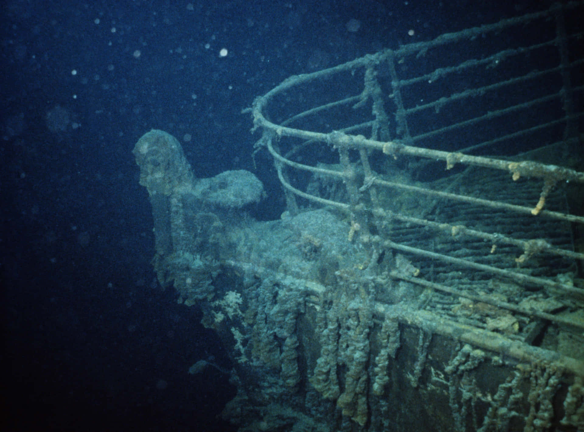Titanicdock Underwater Bild.