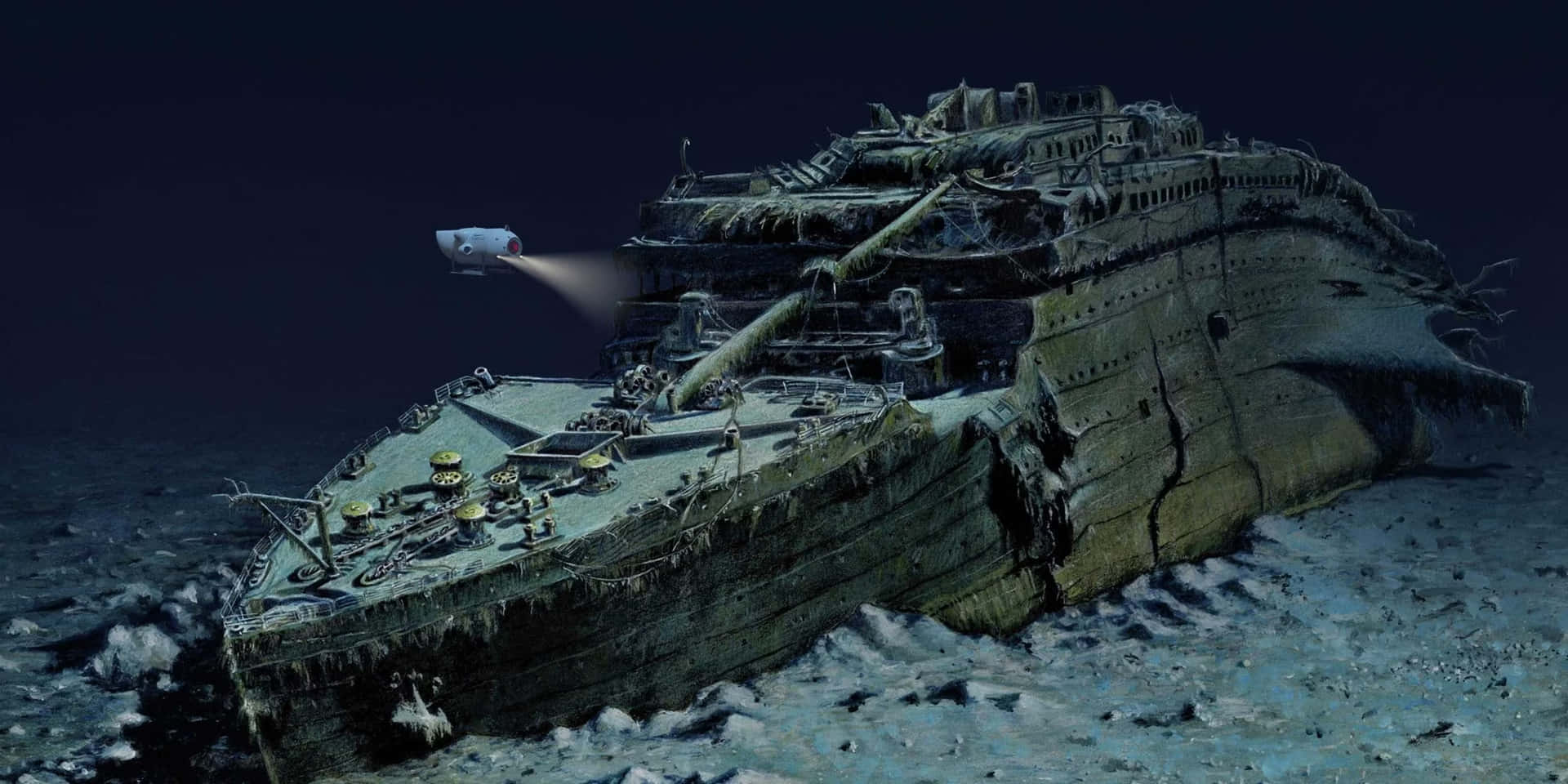 titanic underwater ghosts