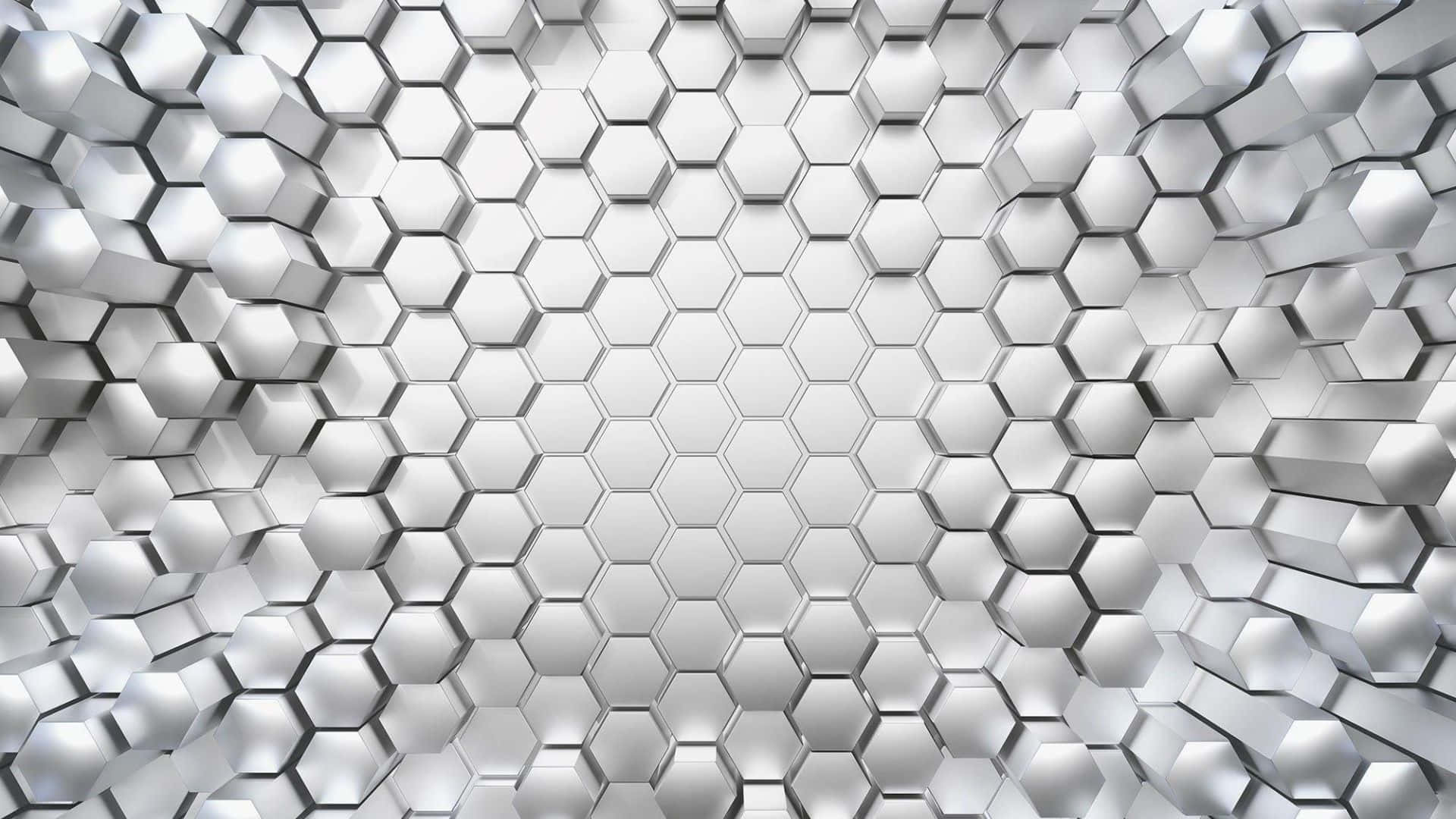 Titanium Hexagonal Structure Wallpaper