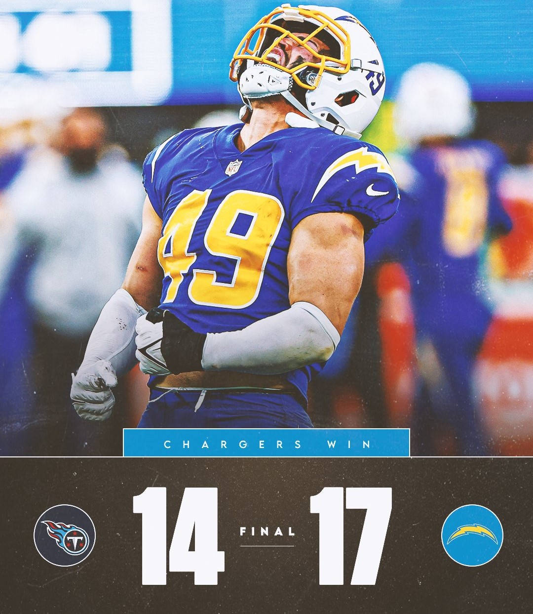 Titans And Chargers NFL Scores Wallpaper