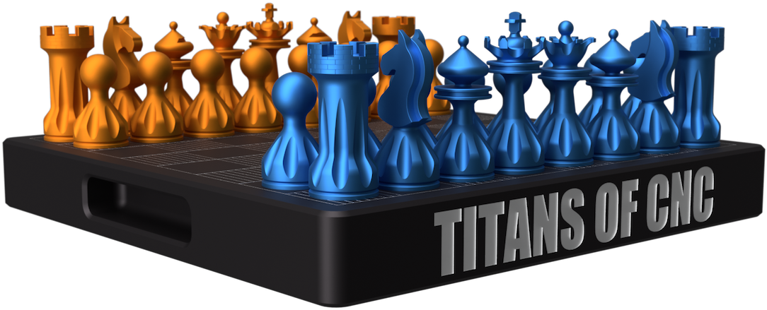 Titansof C N C Chess Set PNG