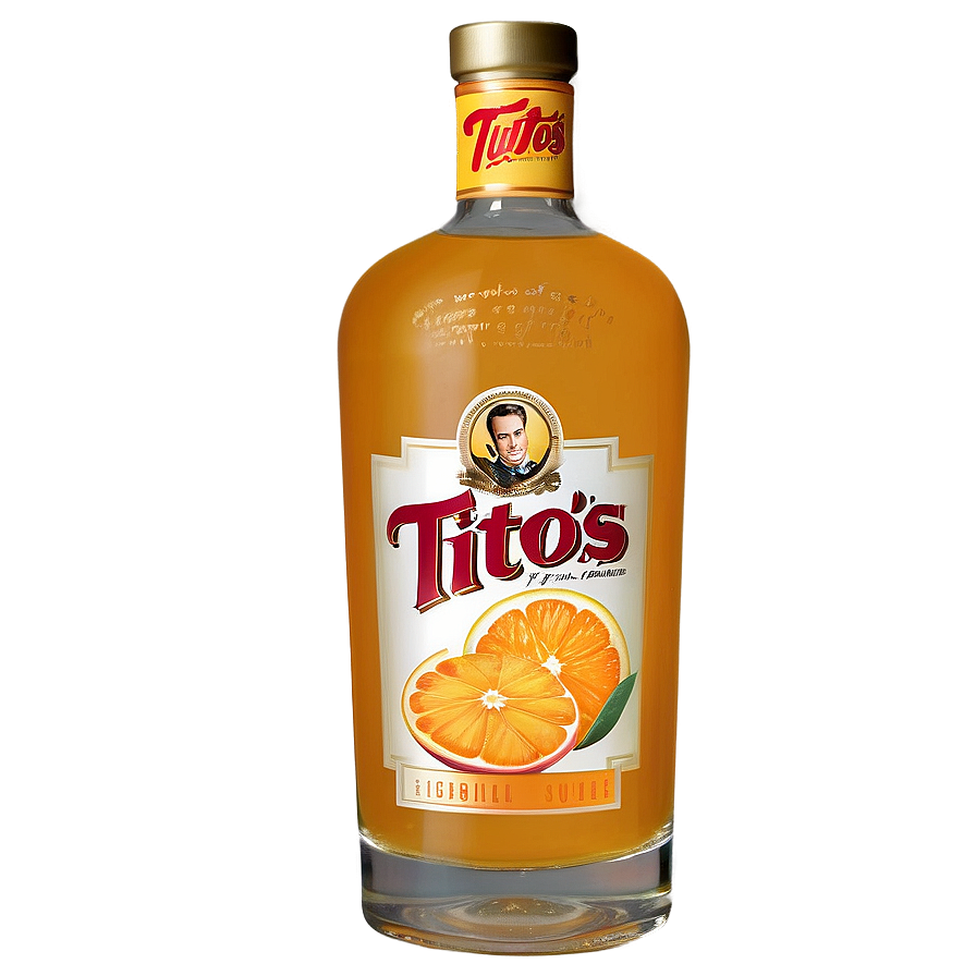 Tito's Vodka And Orange Juice Png 06252024 PNG