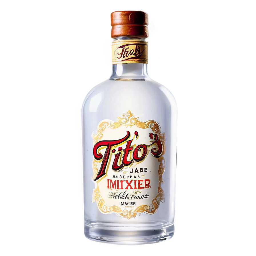 Tito's Vodka Mixer Png Occ PNG