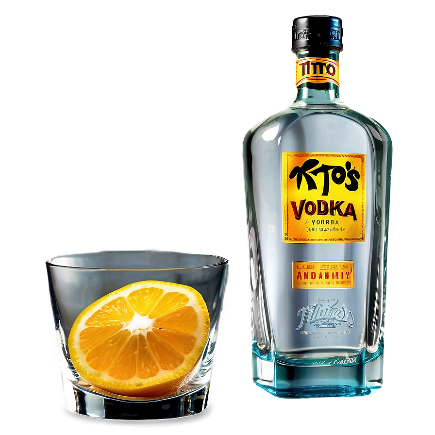 Tito's Vodka On The Rocks Png Qgi PNG