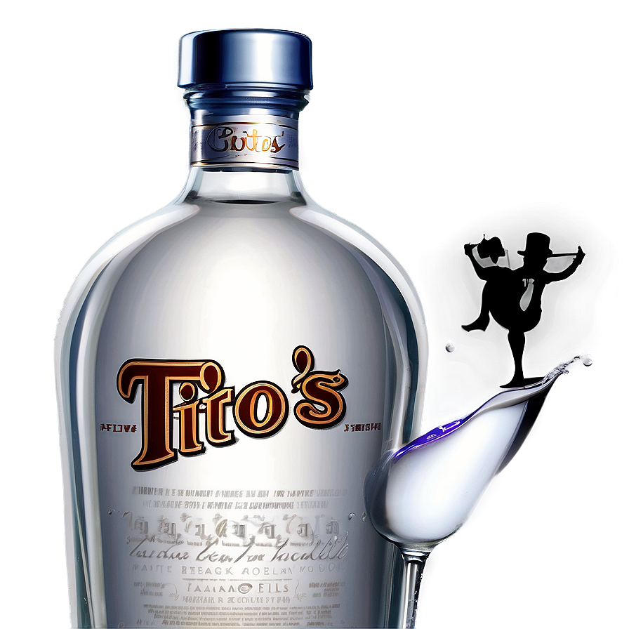 Tito's Vodka With Mixer Png Llm PNG
