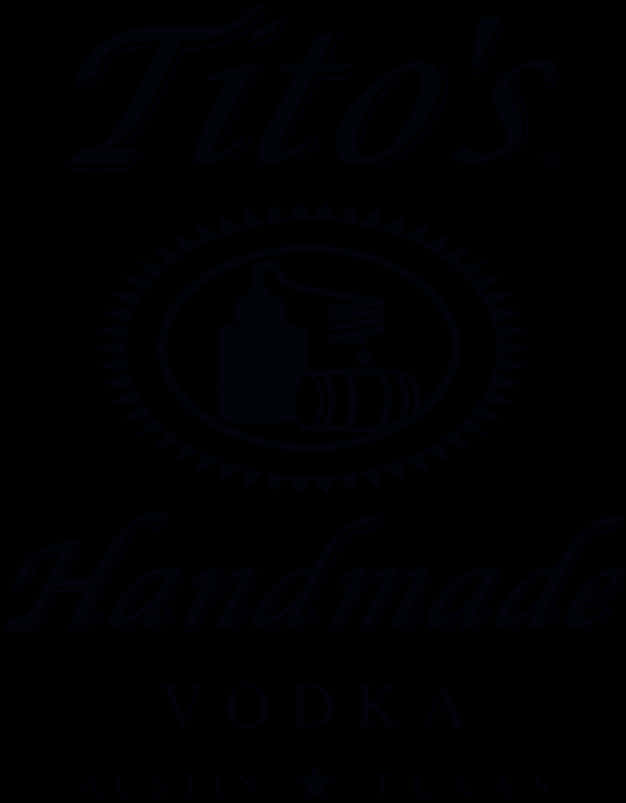 Titos Handmade Vodka Logo Dark Background PNG