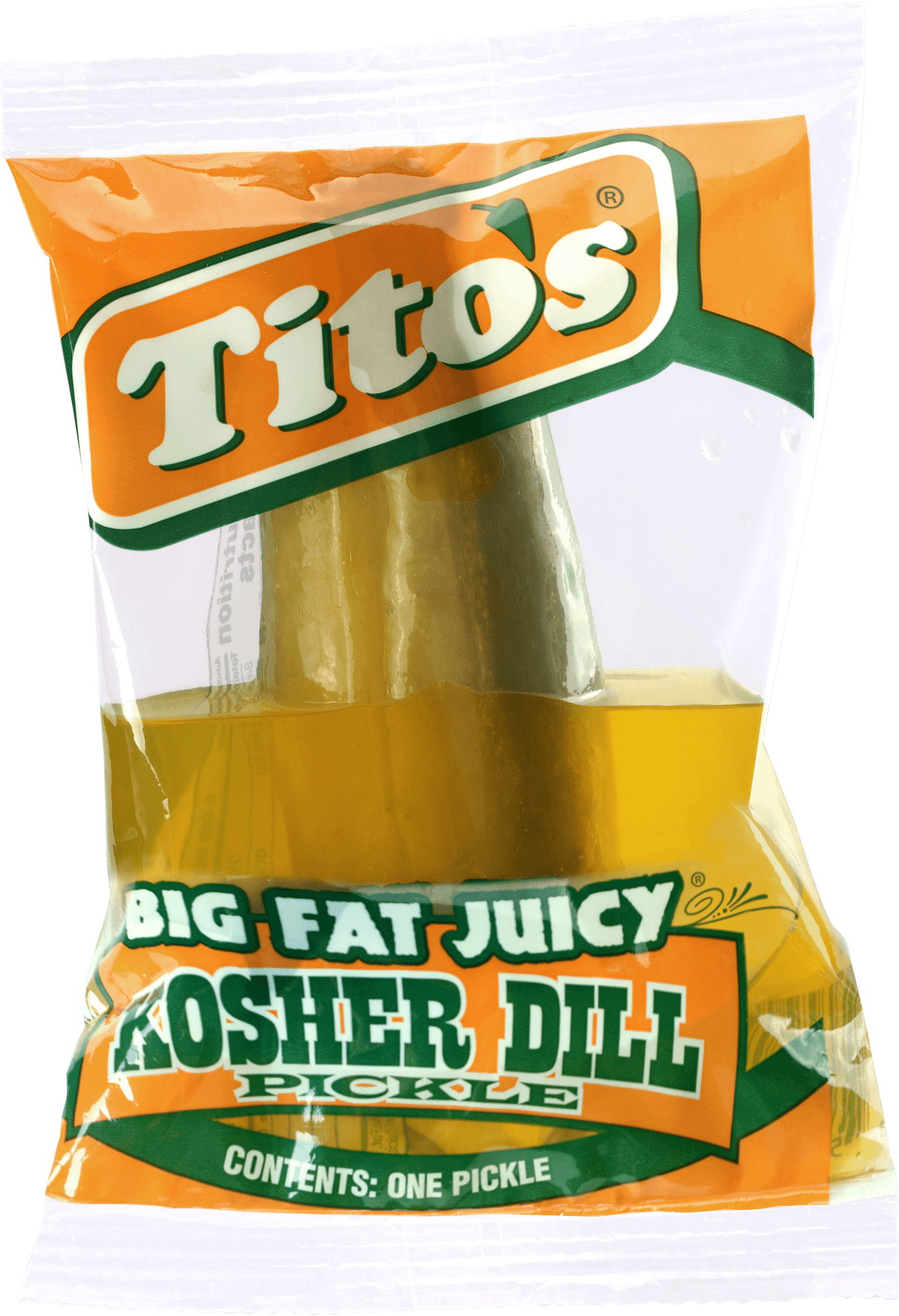 Download Titos Kosher Dill Pickle Package | Wallpapers.com