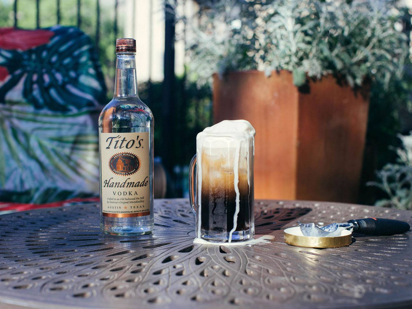 Titos Vodka Root Beer Float Wallpaper