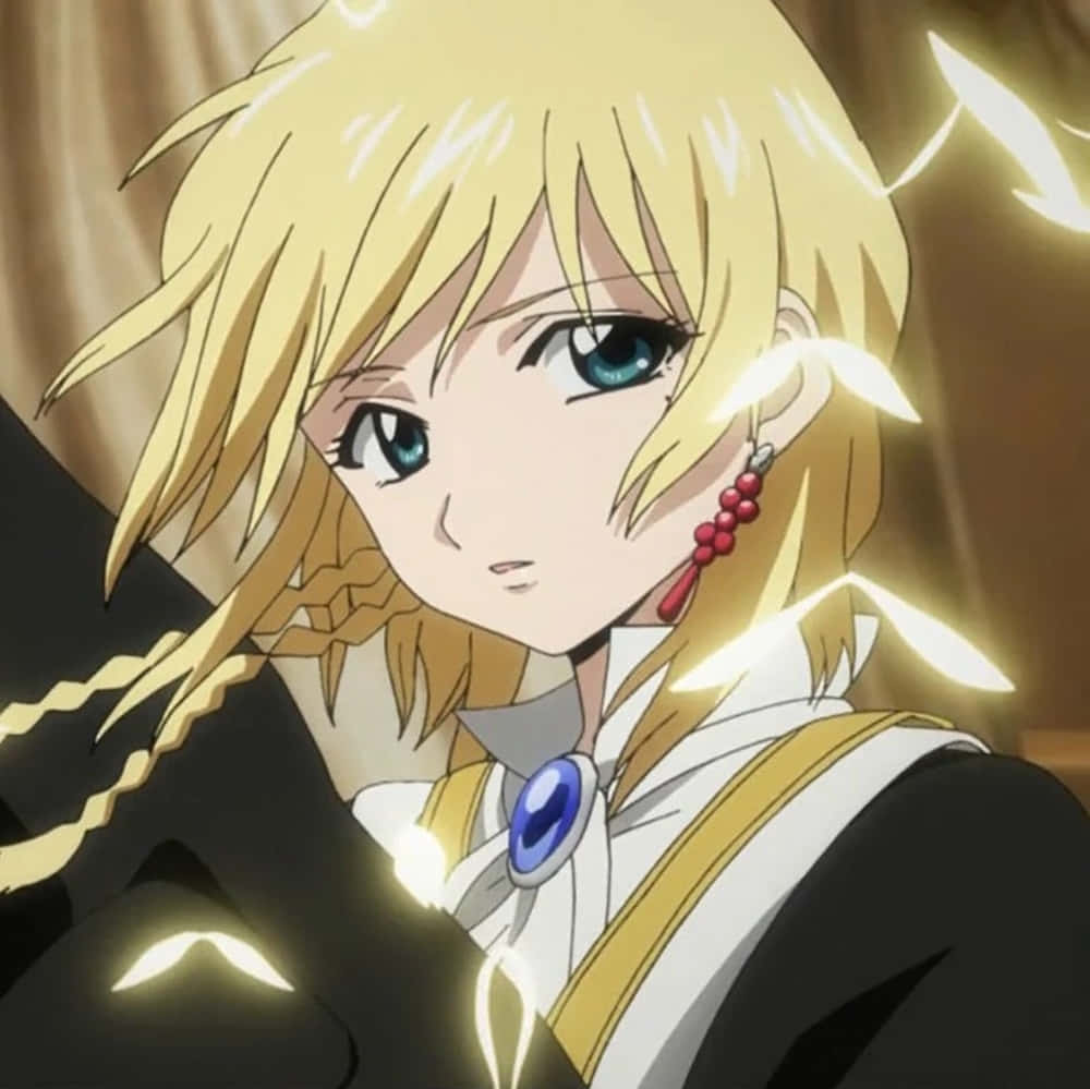 Titus Alexius From Magi: The Labyrinth Of Magic Anime Series In A Dynamic Pose. Wallpaper