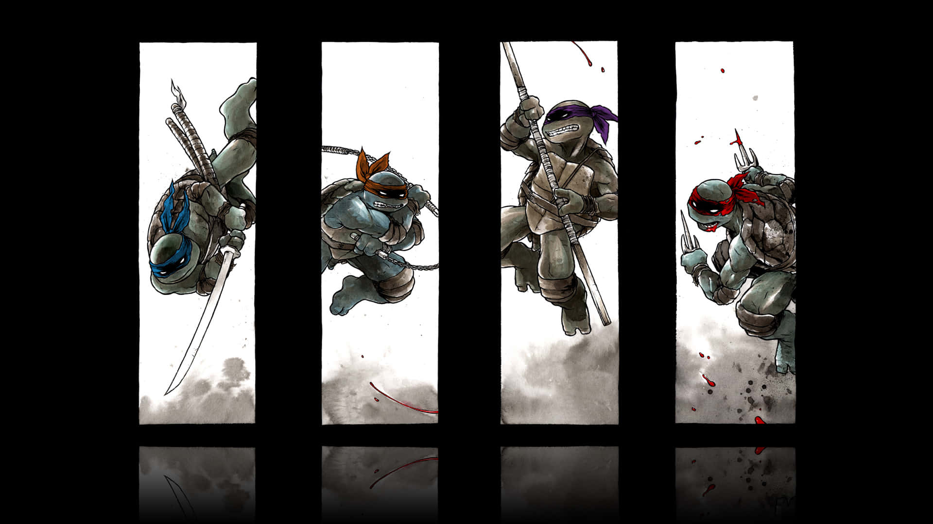 Heroes in a Half Shell: The Teenage Mutant Ninja Turtles Wallpaper
