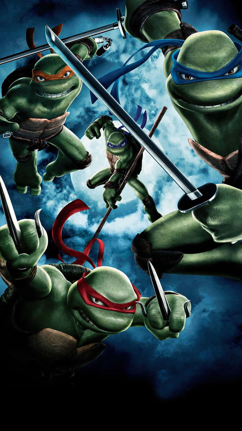 Four Radical Masters of the Ninja Arts. Wallpaper
