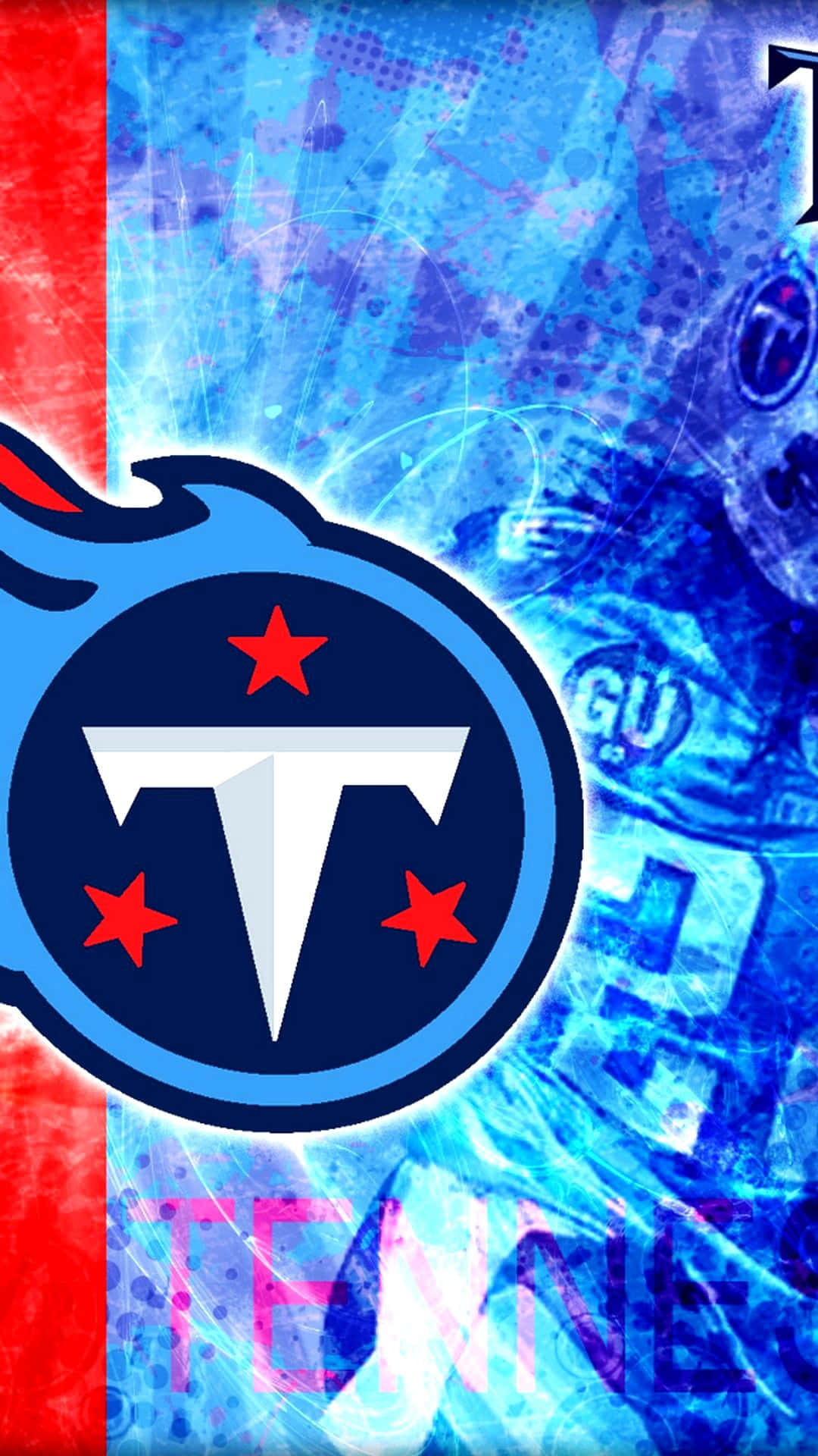 Get in the game and cheer for the Tennessee Titans with the official team iPhone Wallpaper