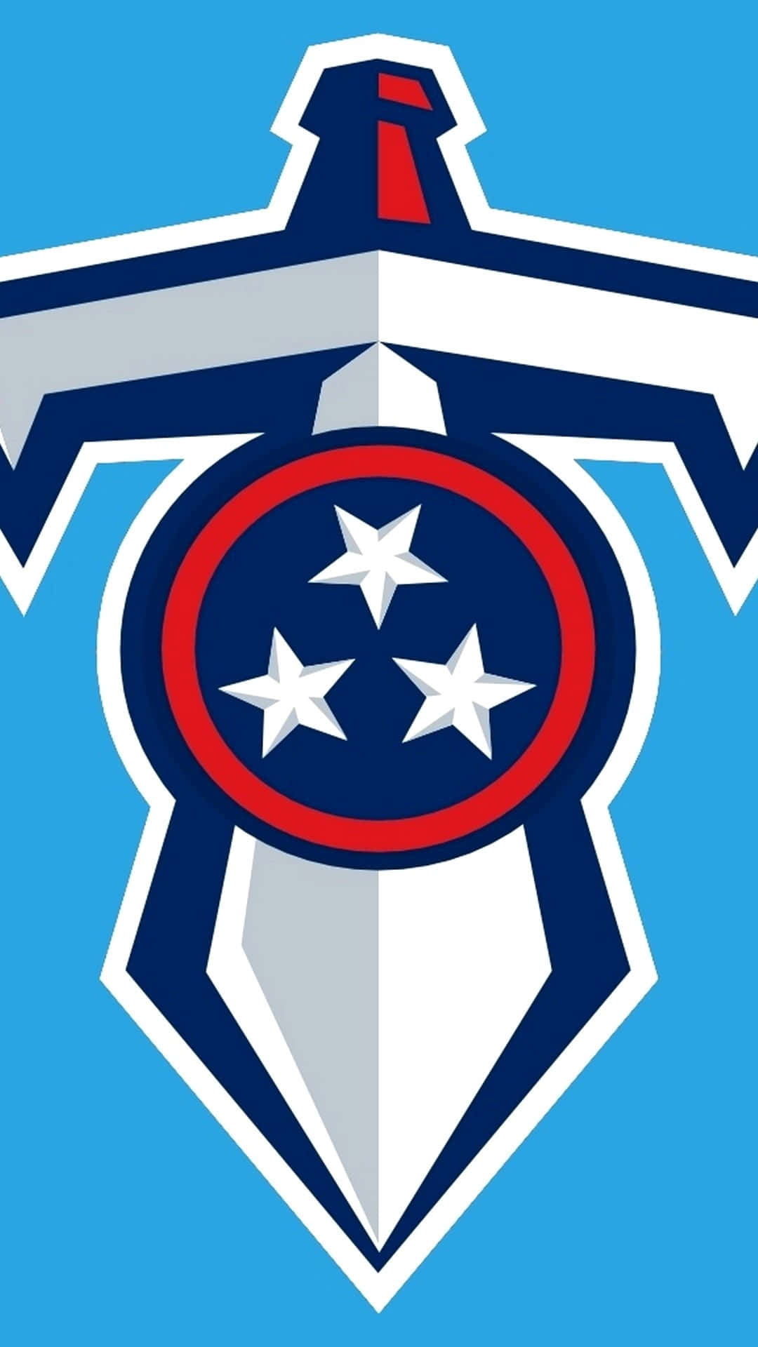 The Iconic Tn Titans Logo on an Iphone Wallpaper