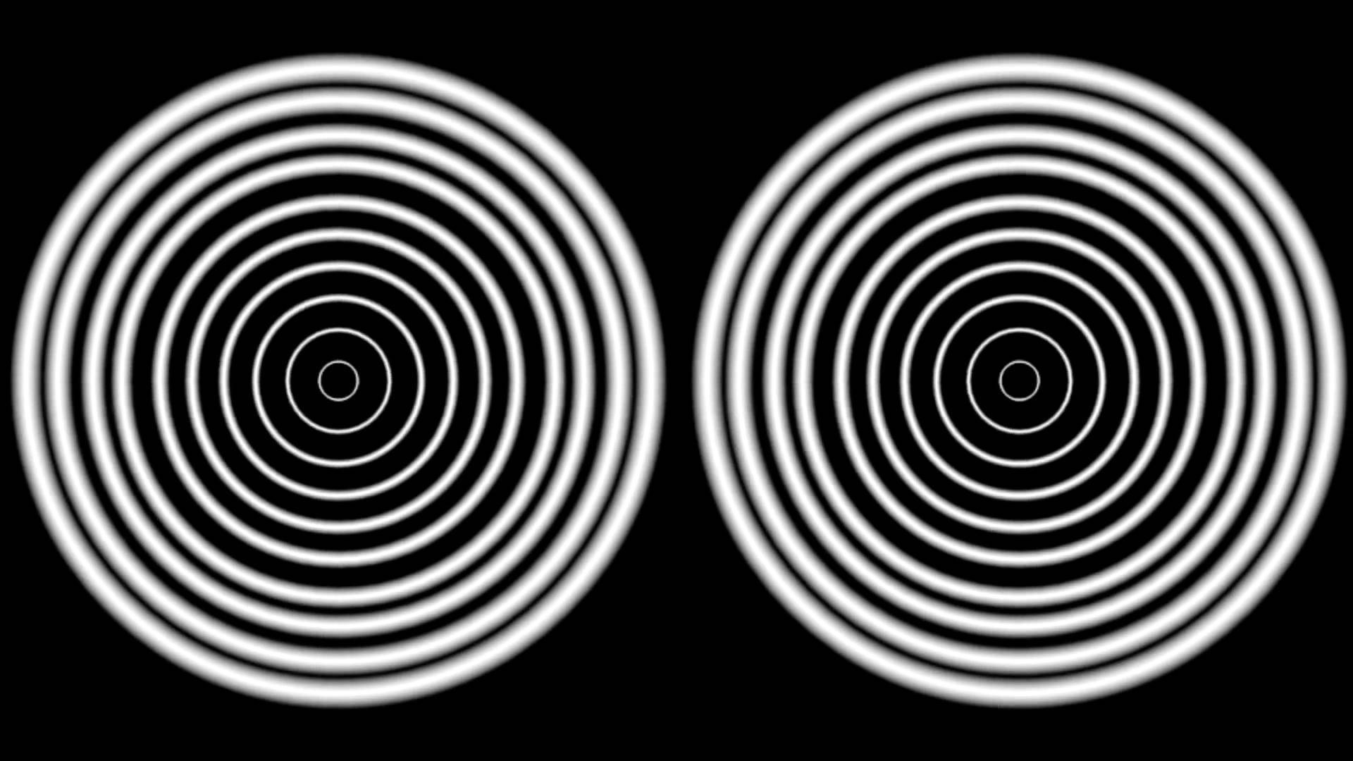 To Hypnose Koncentriske Cirkler Wallpaper